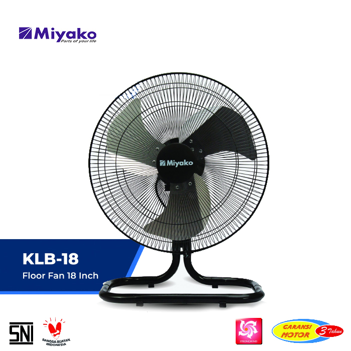 Miyako Industrial Desk Fan Alumunium 18 inch - KLB18